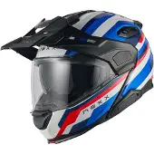 NEXX X.Lifecountry Westbound Blauw Rood Systeemhelm Maat XL