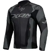 Ixon Vortex 3 JKT Zwart Leren Motorjas Maat S