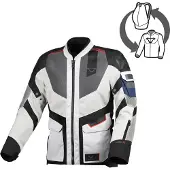 Macna Travelair, stoffen jas ,lichtgrijs/zwart ,L