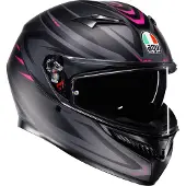 AGV K3 Syth S26, integraalhelm ,Mat Zwart/Pink ,XS
