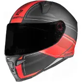 Bogotto FF110 Cinder Mat Zwart Rood Integraalhelm Maat S