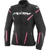 Ixon Striker 2 Air WP L Zwart Bright Roze Waterdichte Dames Textiele Motorjas Maat L