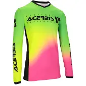 Acerbis MX J-Track Stabi Groen Geel Roze Zwart Cross Jersey Maat XL