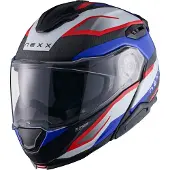 NEXX X.Lifetour Pro Mile Carbon Mat Blauw Rood Systeemhelm Maat XL