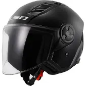 LS2 OF616 Airflow II Solid Gloss Black 06 Jethelm Maat 2XL