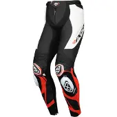 Ixon Vortex 3 PT Zwart Wit Rood Leren Motorbroek Maat 3XL