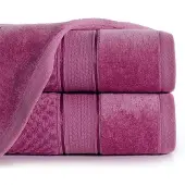 Eurofirany Luxe Katoenen Badhanddoek Jessi 50x90cm Amarant 500g/m²