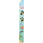 Woezel en pip Groeimeter Muursticker - Water - 160x17cm - Multi