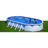 Intergard Zwembad stalen wand ovaal 610x375cm