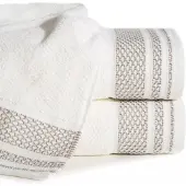 Eurofirany Suzana Badhanddoek 50x90cm - Zacht Katoen met Eco Borduursel