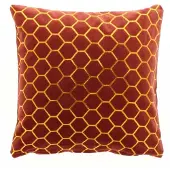 Unique living D- | Kussen Ebba 45x45cm redwood | Kussen woonkamer of slaapkamer