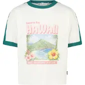America Today T-shirt met print - wit Meisjes Katoen Ronde hals Printopdruk - maat 158/164