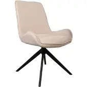 Lizzely Garden & Living SET DEAL: 6 stuks Eetkamerstoel draaibaar Marloes beige eetstoel draaibare stoel zetel