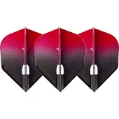 L-Style Champagne L3 Shape 2-Tone BK×Red - Dart Flights