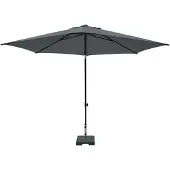 Madison Parasol Mykanos Push-Up Pe Grey Grade 6 (250 x 250 cm)
