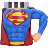 Nemesis Now - DC Comics - Superman - Bierpul - Blauw en Rood - 16.5cm