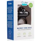 EasyToys Bunny - vibrerende penisring - siliconen - zwart