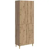vidaXL 2 st Artisanaal eiken