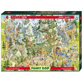 Heye Puzzle Funky Zoo - Himalayam Habitat Puzzel (1000 stukjes)