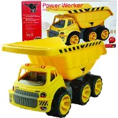 BIG - Power Worker Mega Truck - Kantelbare laadbak - Kiepwagen - Vanaf 2 jaar