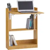 SoBuy Bureau Gaming Rabattable avec Rangement 64x58x82cm