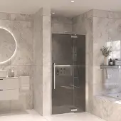Sanivo Nisdeur Set Vigo Rookglas 100x200 Chroom
