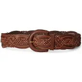 Ralph Lauren Riem Leder 90 cm bruin