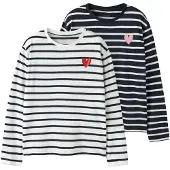 Name it - NKFTOVELINA 2P LS NREG TOP PB NOOS - Meisjes - Lange mouwen shirts