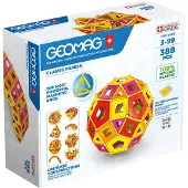 Geomag Magnetset - Classic Panels Recycled Warm Master - 388 Tei - - One Size - Magnetspielzeug