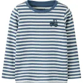 Name it Shirt 'NMMVilly' navy / donkerblauw / wit