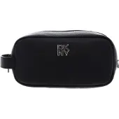 DKNY toilettas Sarah Travel Kit Black / Silver zwart