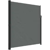 vidaXL Windscherm uittrekbaar 220x500 cm antracietkleurig