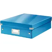 Leitz 6058 WOW medium sorteerdoos blauw