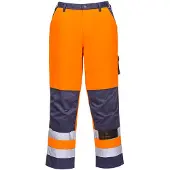 Portwest Lyon Hi-Vis Broek TX51 - Oranje/Marine - XXXL
