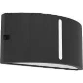 Eglo Wandlamp buiten E14 | Poggiarello | Lichtvenster | Zwart | IP54