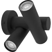Eglo Wandlamp buiten Fossignano, zwart, Aluminium, Modern, Wandlamp buiten