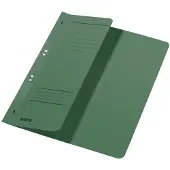 Leitz 3741-00-55 Ösenhefter, DIN A4, Manilakarton, grün (50 Stk.)