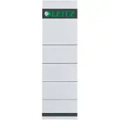 Leitz Rug-insteekkaart breed 57x191mm karton grijs 10 stuks