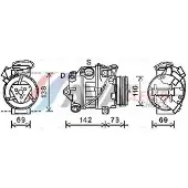 Ava Cooling BWAK452 Aircopomp
