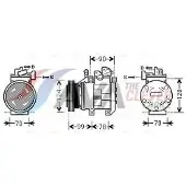 Ava Cooling KAK130 Aircopomp