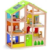 Hape Puppenhaus - 74 cm - Ganzjahreshaus - - One Size - Puppenhauser