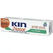 Kin Tandpasta - - Junior - Tegen Tandbederf - Zachte Munt - 75 + 25 M