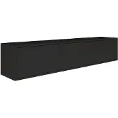 Selsey TV-meubel Fermo | mdf zwart 150x30x30 cm tv-meubels | NADUVI