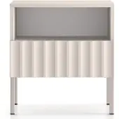 Selsey Drina nachtkastje | Design mdf beige 50x53x35 cm nachtkastjes | NADUVI