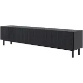 Selsey TV-meubel Vesper | Design metaal zwart 175.60000610351562x46.5x31.600000381469727 cm tv-meubels | NADUVI
