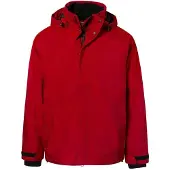 Hakro Regular Fit Buitenjas rood, Effen