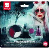 Smiffys - Blood Drip Bride Kostuum Make-up Kit - Multicolours