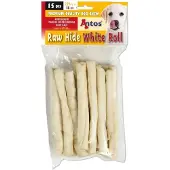 Antos Raw Hide Witte Roll Sticks - 15 stuks