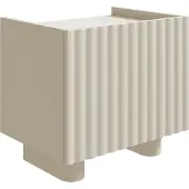 NADUVI Collection Nachtkastje Cassidy | mdf beige 48x49x37 cm nachtkastjes | NADUVI