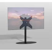 Cavus Vloerstandaard ELLIPS zwart 80 cm VESA 400x400